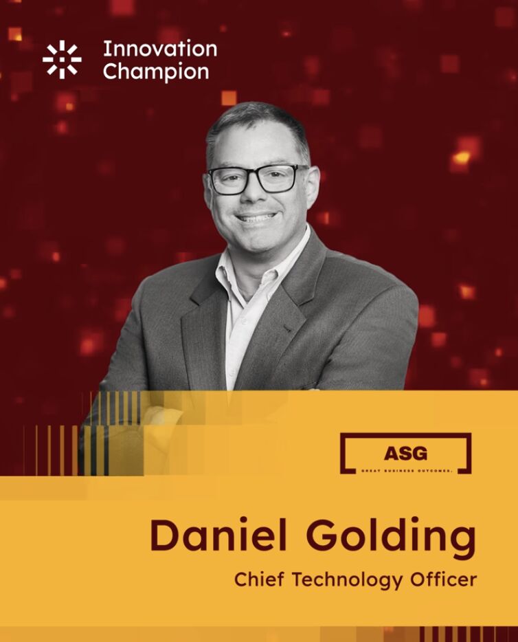 Daniel Golding, Chief Technology Officer at ASG, named a 2026 iMasons Innovation Champion